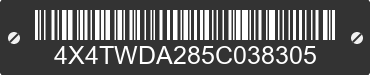2005 FOREST RIVER Wildwood towables 4X4TWDA285C038305 VIN decoded