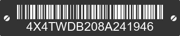 2008 FOREST RIVER Wildwood Towables 4X4TWDB208A241946 VIN decoded