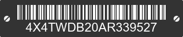 2010 FOREST RIVER Wildwood Towables 4X4TWDB20AR339527 VIN decoded