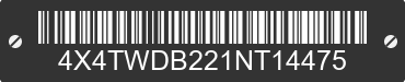 2001 FOREST RIVER Wildwood Towables 4X4TWDB221NT14475 VIN decoded