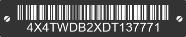 2013 FOREST RIVER Wildwood Towables 4X4TWDB2XDT137771 VIN decoded