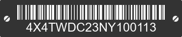 2022 FOREST RIVER Wildwood Towables 4X4TWDC23NY100113 VIN decoded