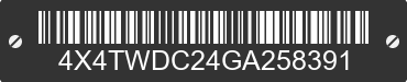 2016 FOREST RIVER Wildwood Towables 4X4TWDC24GA258391 VIN decoded