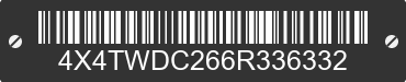 2006 FOREST RIVER Wildwood Towables 4X4TWDC266R336332 VIN decoded