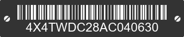2010 FOREST RIVER Wildwood Towables 4X4TWDC28AC040630 VIN decoded
