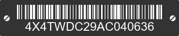 2010 FOREST RIVER Wildwood Towables 4X4TWDC29AC040636 VIN decoded
