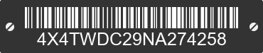 2022 FOREST RIVER Wildwood Towables 4X4TWDC29NA274258 VIN decoded