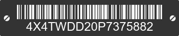 2023 FOREST RIVER Wildwood Towables 4X4TWDD20P7375882 VIN decoded