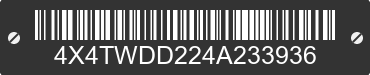 2004 FOREST RIVER Wildwood Towables 4X4TWDD224A233936 VIN decoded