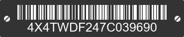 2007 FOREST RIVER Wildwood towables 4X4TWDF247C039690 VIN decoded
