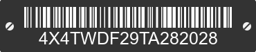 2026 FOREST RIVER Wildwood Towables 4X4TWDF29TA282028 VIN decoded