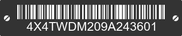 2009 FOREST RIVER Wildwood Towables 4X4TWDM209A243601 VIN decoded