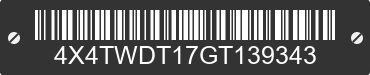 2016 FOREST RIVER Wildwood towables 4X4TWDT17GT139343 VIN decoded