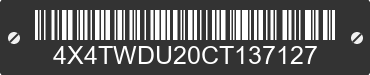 2012 FOREST RIVER Wildwood Towables 4X4TWDU20CT137127 VIN decoded