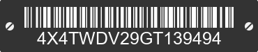 2016 FOREST RIVER Wildwood towables 4X4TWDV29GT139494 VIN decoded