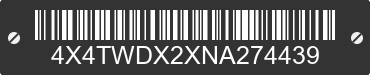 2022 FOREST RIVER Wildwood Towables 4X4TWDX2XNA274439 VIN decoded