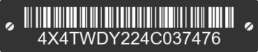 2004 FOREST RIVER Wildwood towables 4X4TWDY224C037476 VIN decoded