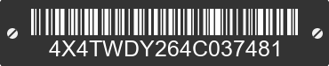 2004 FOREST RIVER Wildwood towables 4X4TWDY264C037481 VIN decoded