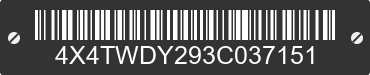 2003 FOREST RIVER Wildwood Towables 4X4TWDY293C037151 VIN decoded