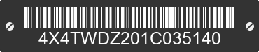 2001 FOREST RIVER Wildwood Towables 4X4TWDZ201C035140 VIN decoded