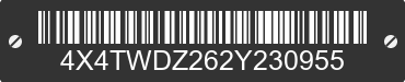 2002 FOREST RIVER Wildwood Towables 4X4TWDZ262Y230955 VIN decoded