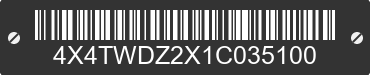 2001 FOREST RIVER Wildwood Towables 4X4TWDZ2X1C035100 VIN decoded