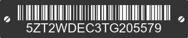 2026 FOREST RIVER Wildwood Towables 5ZT2WDEC3TG205579 VIN decoded