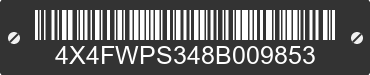 2008 FOREST RIVER Work and Play 4X4FWPS348B009853 VIN decoded