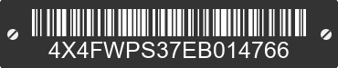 2014 FOREST RIVER Work and Play 4X4FWPS37EB014766 VIN decoded