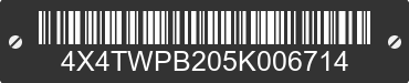2005 FOREST RIVER Work and Play 4X4TWPB205K006714 VIN decoded