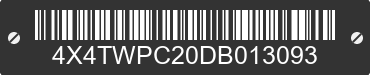2013 FOREST RIVER Work and Play 4X4TWPC20DB013093 VIN decoded