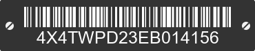 2014 FOREST RIVER Work and Play 4X4TWPD23EB014156 VIN decoded