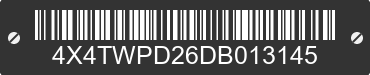 2013 FOREST RIVER Work and Play 4X4TWPD26DB013145 VIN decoded