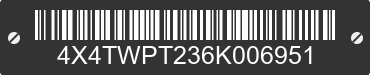 2006 FOREST RIVER Work and Play 4X4TWPT236K006951 VIN decoded