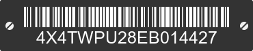 2014 FOREST RIVER Work and Play 4X4TWPU28EB014427 VIN decoded