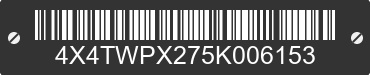 2005 FOREST RIVER Work and Play 4X4TWPX275K006153 VIN decoded