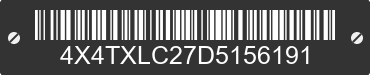 2013 FOREST RIVER XLR Toy Hauler 4X4TXLC27D5156191 VIN decoded
