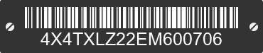 2014 FOREST RIVER XLR Toy Hauler 4X4TXLZ22EM600706 VIN decoded