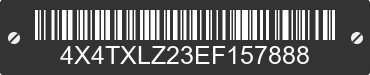 2014 FOREST RIVER XLR Toy Hauler 4X4TXLZ23EF157888 VIN decoded
