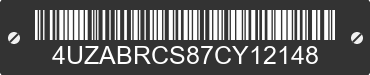 2007 FREIGHTLINER B2 Bus Chassis 4UZABRCS87CY12148 VIN decoded