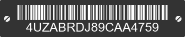 2009 FREIGHTLINER B2 Bus Chassis 4UZABRDJ89CAA4759 VIN decoded