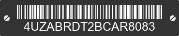 2011 FREIGHTLINER B2 Bus Chassis 4UZABRDT2BCAR8083 VIN decoded