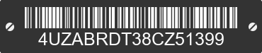 2008 FREIGHTLINER B2 Bus Chassis 4UZABRDT38CZ51399 VIN decoded