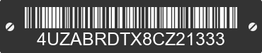2008 FREIGHTLINER B2 Bus Chassis 4UZABRDTX8CZ21333 VIN decoded