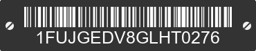 2016 FREIGHTLINER Cascadia 1FUJGEDV8GLHT0276 VIN decoded