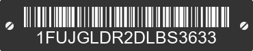 2013 FREIGHTLINER Cascadia 1FUJGLDR2DLBS3633 VIN decoded