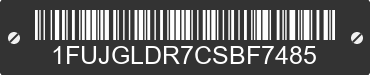 2012 FREIGHTLINER Cascadia 1FUJGLDR7CSBF7485 VIN decoded
