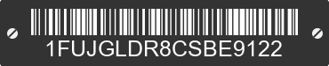 2012 FREIGHTLINER Cascadia 1FUJGLDR8CSBE9122 VIN decoded