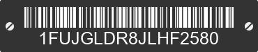 2018 FREIGHTLINER Cascadia 1FUJGLDR8JLHF2580 VIN decoded