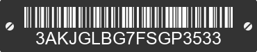 2015 FREIGHTLINER Cascadia 3AKJGLBG7FSGP3533 VIN decoded